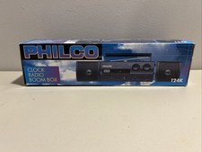 Philco Clock Radio Boom Box 124K New In Box N...