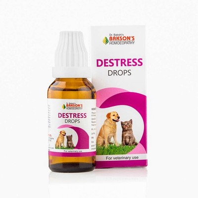 Bakson Veterinary Destress Drops 30 ml Anxiety, Circling, Canine distemper.