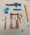 Vintage TMNT Teenage Mutant Ninja Turtles Accessories Weapons Parts Lot 88-89