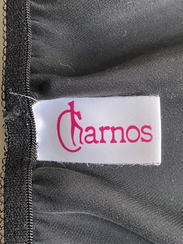 Charnos Vintage Knickers/Panties Black 100% Shimmering Silk, Embroidered, UK 10 - Picture 10 of 11