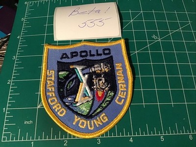 Apollo 10 NASA patch 3'' x 3.5''