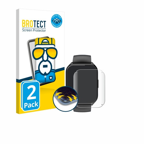 2x Protector Full-Cover for Aycy MT65 1.85" Curved Screen Edge Protection Film
