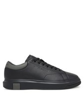 Armani Exchange Sneakers in Pelle Nero