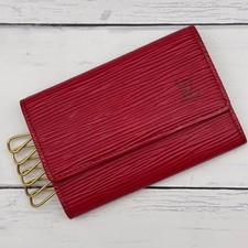 Louis Vuitton Epi Multicles 6 Key Case Castilian Red M63817 Lv Authentic
