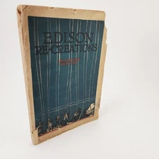 Edison Re-Creations Mr. Edison’s New Art Antique 1919 Phonograph Record Catalog