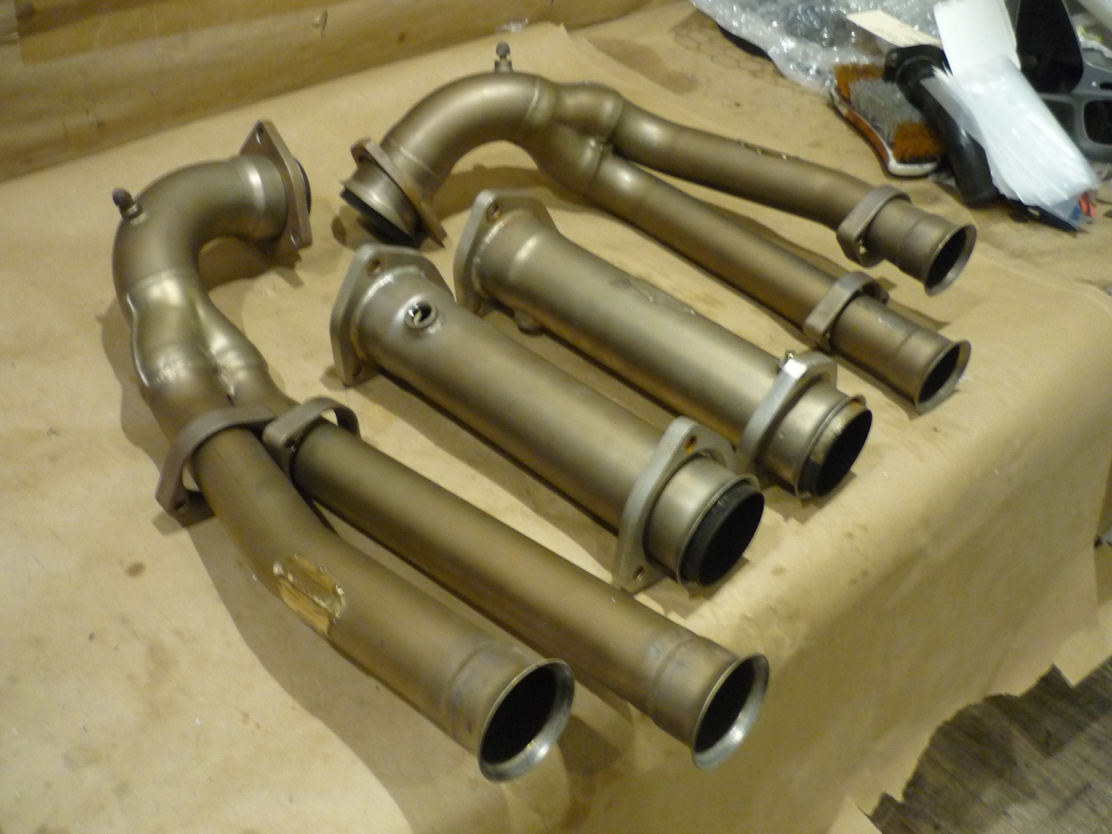 Ferrari Testarossa, 512 TR - Tubi Exhaust Pipes Kit- 01038711010 - 01128911060
