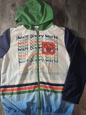 Walt Disney World Logo Castle Lightweight Windbreaker Jacket Colorful Kid XL