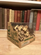 Toysmith Bamboozlers Brain Teaser Bamboo Wood Puzzle NOS