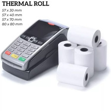 Thermal Rolls 57x30 57x40 Till Rolls Credit Card Machine Receipt Paper Roll