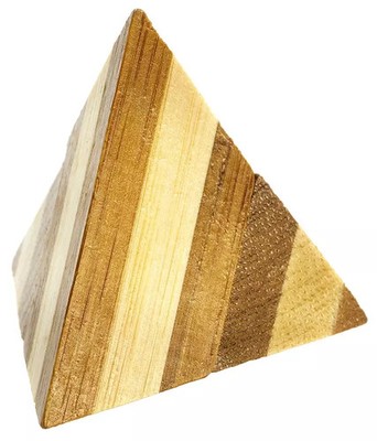 5425004731265 Łamigłówka 3D Bamboo Pyramid poziom 1/4 EUREKA 3D