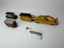 HORNBY R6369  BR 76T BRAKEDOWN CRANE + BOX VAN & BRAKE VAN WAGON SET RAKE