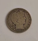 1912 S Barber Half Dollar Circulated