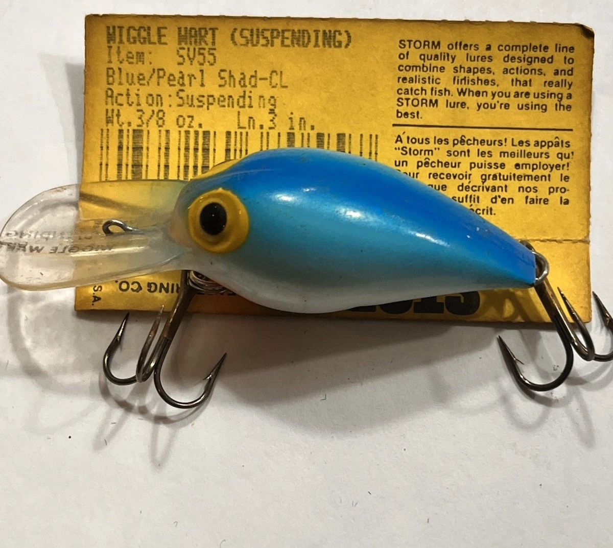 Leurre De Pêche Vintage Storm Thunder Mac - Prisme Flash, Leurre De Surface (topwater), Neuf