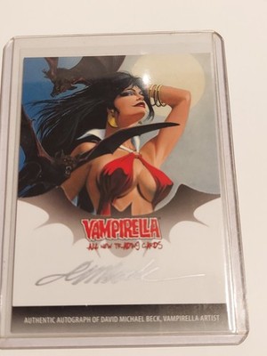 2012 Vampirella Autograph Trading Card V2A-DM-B signed by David Michael Beck