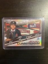 2025 Bowman Draft #BDN-2 Kayson Cunningham Bowman Draft Night Refractor #/250