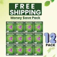 12 x nicorrette inhaler 15mg - 36Cartridges P...