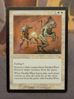 1x Parallax Wave - Nemesis Rare Enchantment MTG LP