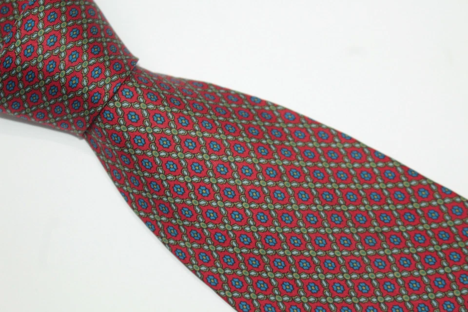 Gravata de seda VALENTINO F85732 fabricada na Itália - Imagem 3 de 4