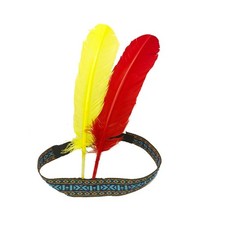 Colorful Feather Hairpiece Adds Flair To Any Ensemble Or Photo