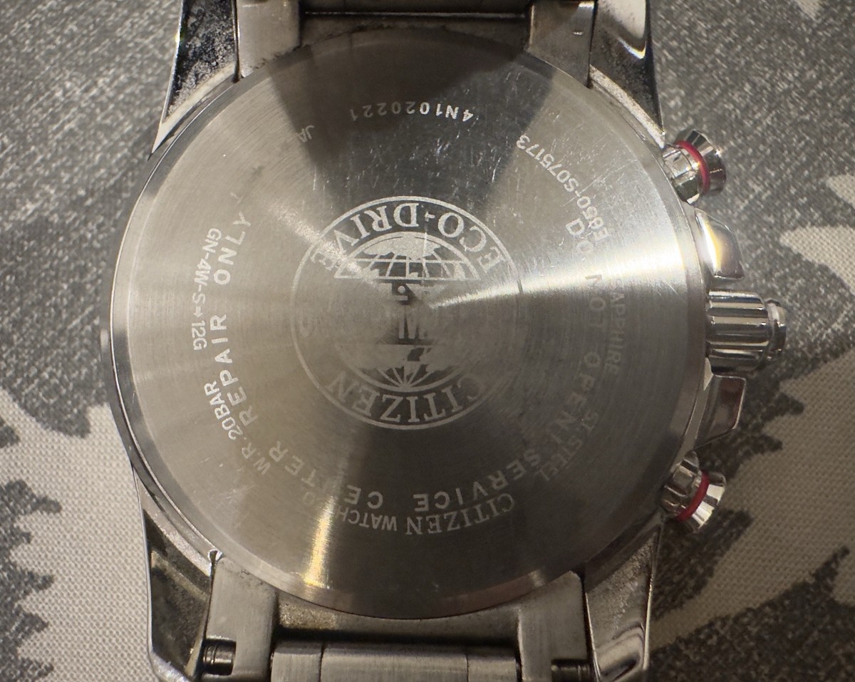 Citizen Eco-drive Radio Controller GN 4w S 12g Men's