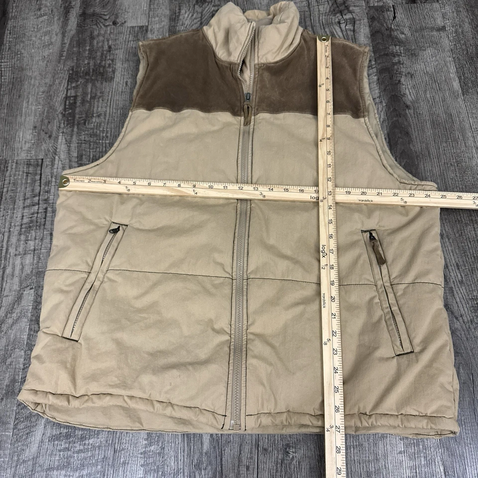 Vintage Gap Cow Suede Insulated Vest XL - Image 3 of 4