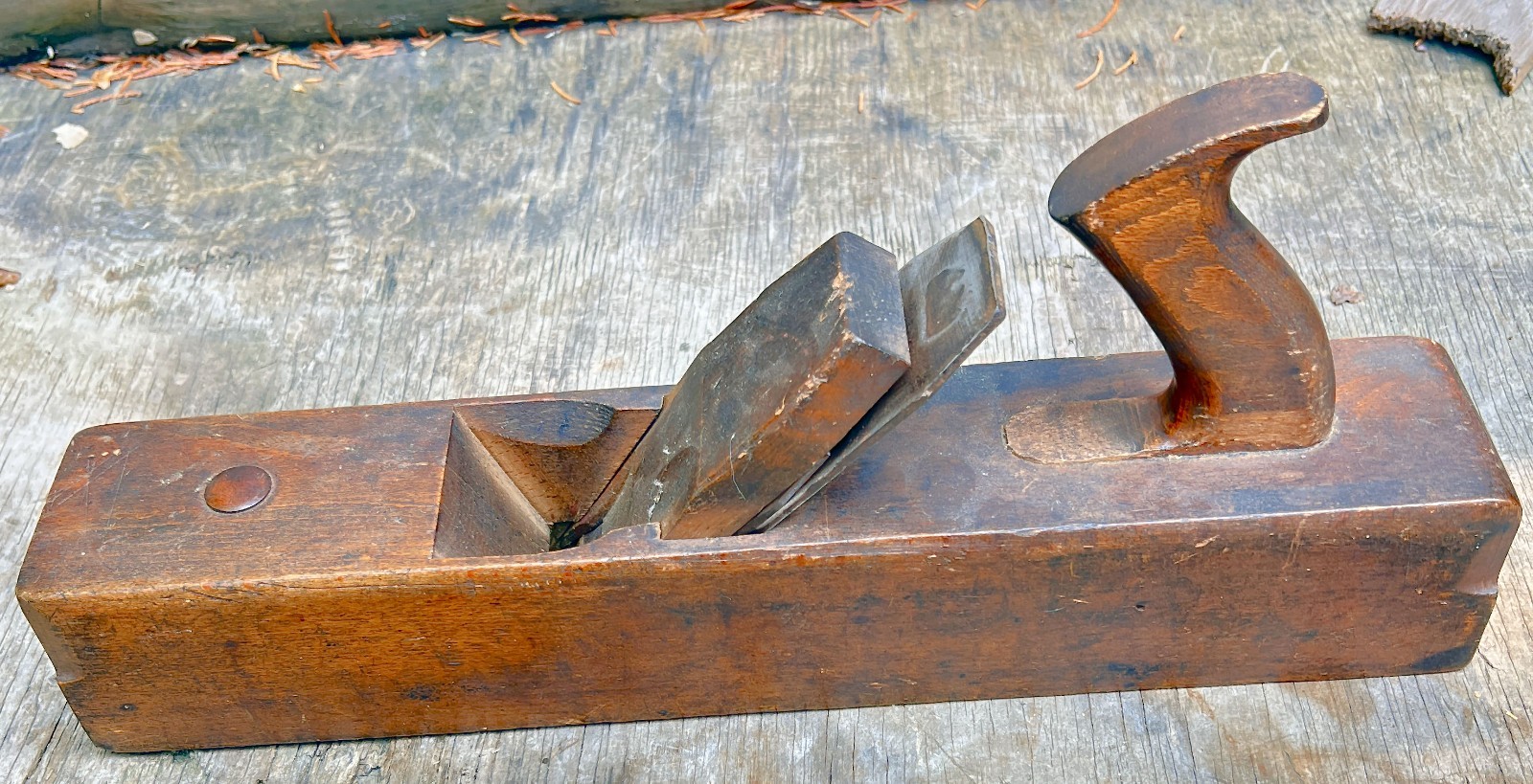 Vtg 16" Auburn tool co. Thistle Brand Auburn NY, plane