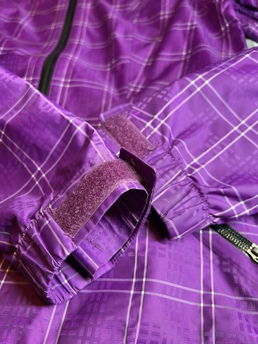 BURTON Dryride Purple Windbreaker Rain Jacket Vented Pit Zips Women’s Small NEW! - Picture 3 of 12