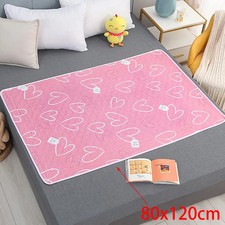 80x120cm 4 Layer Cartoon Mat Waterproof Washable Changing Pads