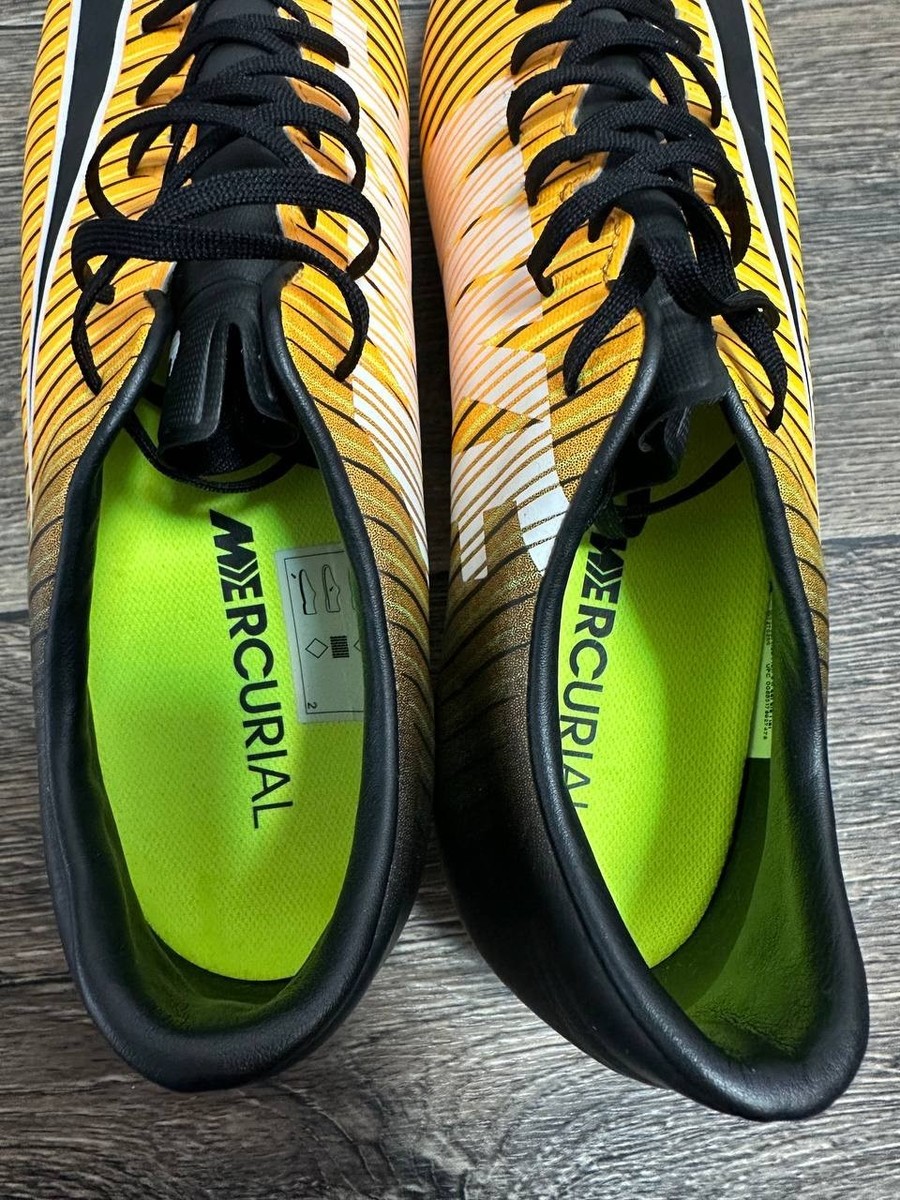 Nike Mercurial Veloce III FG 831964-801 Yellow Black Soccer Cleats
