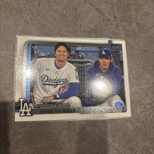 Topps MLB 2025 Ohtani Sasaki Rising Sons US269 Dodgers Trading Card Edition