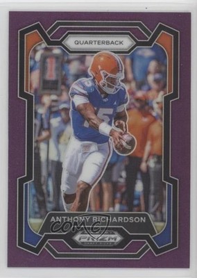 2024 Panini Prizm Draft Picks Purple Prizm 38/75 Anthony Richardson #58 6ns