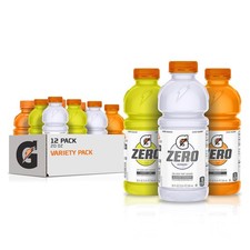 Gatorade Zero Sugar Thirst Quencher, Glacier Cherry Variety Pack, 20 Fl Oz Pack