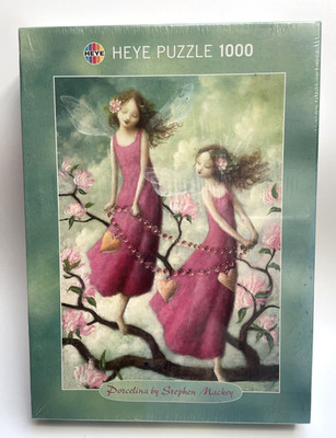 Heye 1000 Teile Puzzle Porcelina by Stephen Mackey NEU & OVP Valentine Fairies