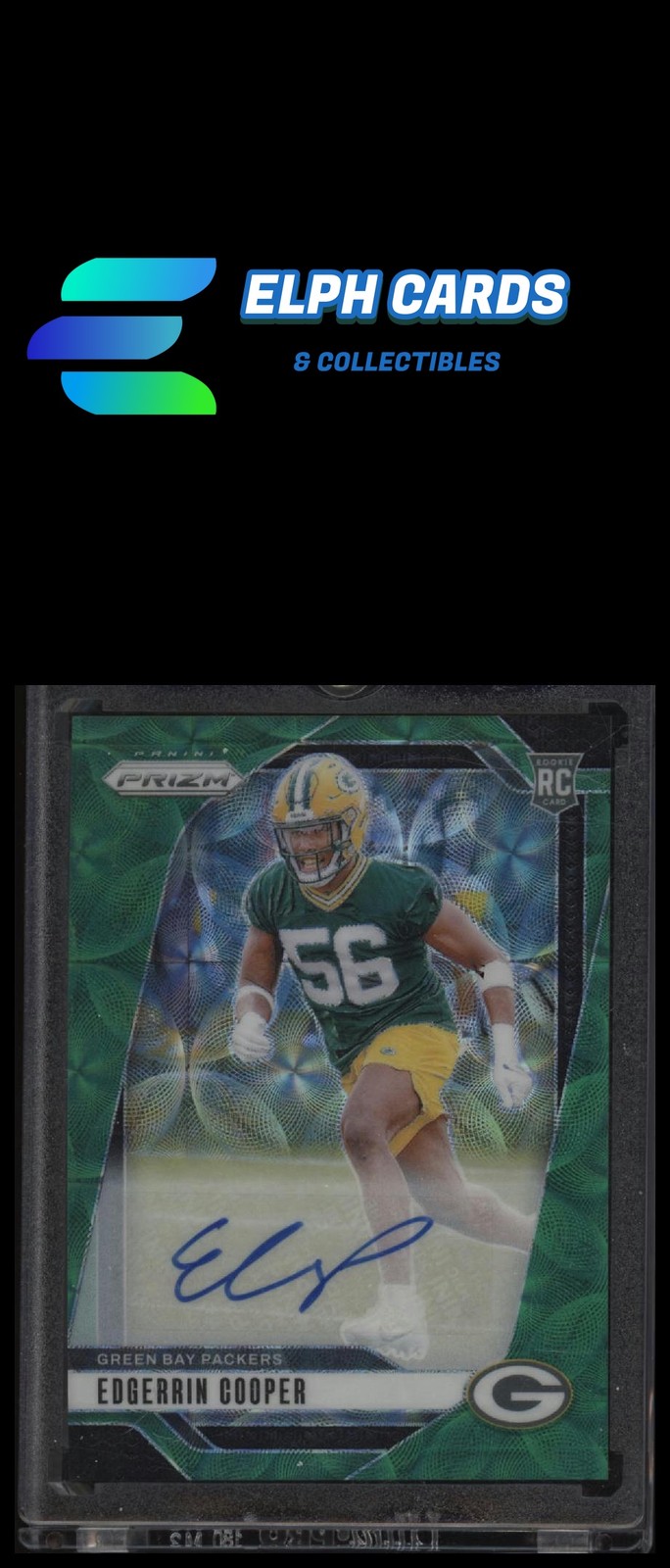 2024 Panini Prizm #331 Edgerrin Cooper Green Scope #/75