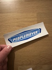 Peoplemover Disney Inspired Custom Vinyl Sticker Retro