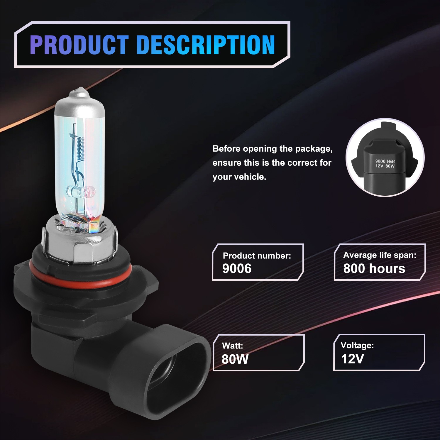 For Freightliner M2 106 2011-17 Headlights Halogen Light Bulbs Parts Accessories