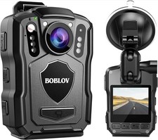 Boblov M5 GPS Police Body Camera - Black