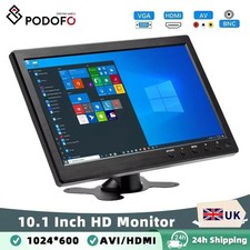 Podofo 10.1" LCD HD Monitor HDMI VGA Camera & Home Security System