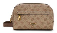 GUESS trousse de toilette Milano Necessaire S Beige Brown