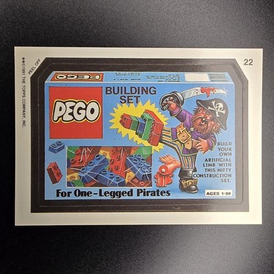 Topps Wacky Packages 1991 Peel Off Sticker Card Pego #22