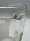 1930s American Art Deco Frosted Checkered and Dimpled Glass Ice Bucket — photo 8