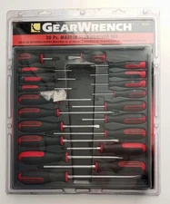 GearWrench 20 Pc. Master Red Black Screwdriver Set Slotted Phillips Torx 80066