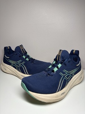 Asics Gel-Nimbus 26 Women s Blue Green Running Shoes Sneakers - Size 9.5 Wide