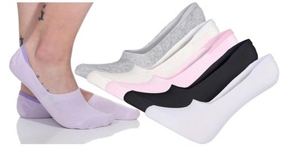 6 12 Paar Damen Füßlinge Ballerina Unsichtbare Sneaker Sport Socken Rutschfest