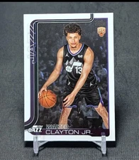 Walter Clayton Jr. Rookie RC 2025/26 Topps NBA Basketball Card #218 Utah Jazz