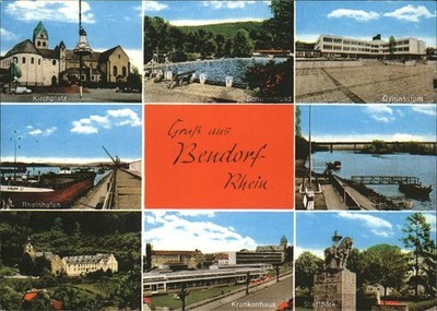 Bendorf Rhein Stadtpark Rheinhafen Schwimmbad