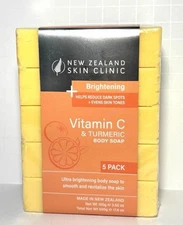 New Zealand Pure Vitamin C And turmeric l 2 Pack Bundle  l  10 BARS 3.52 oz
