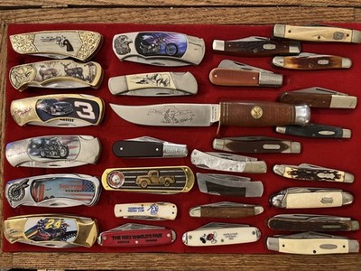 Vintage Pocket Knife Collection - CaseXX, Shrade, Franklin Mint etc (28 total)