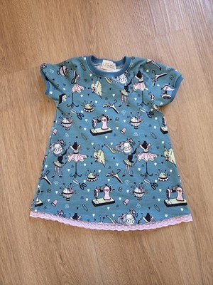 Süße türkise Tunika,Schneidermädel,Handmade,Gr.86/92,Jersey, Neu,Kita,Spielen