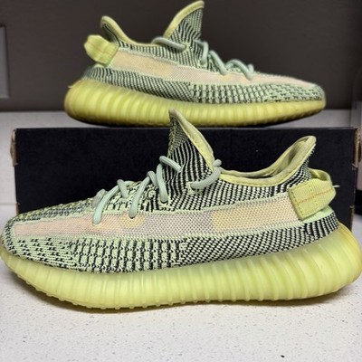 adidas Yeezy Boost 350 V2 Men s Low Top Lace-Up Sneaker Green/Yellow FW5191